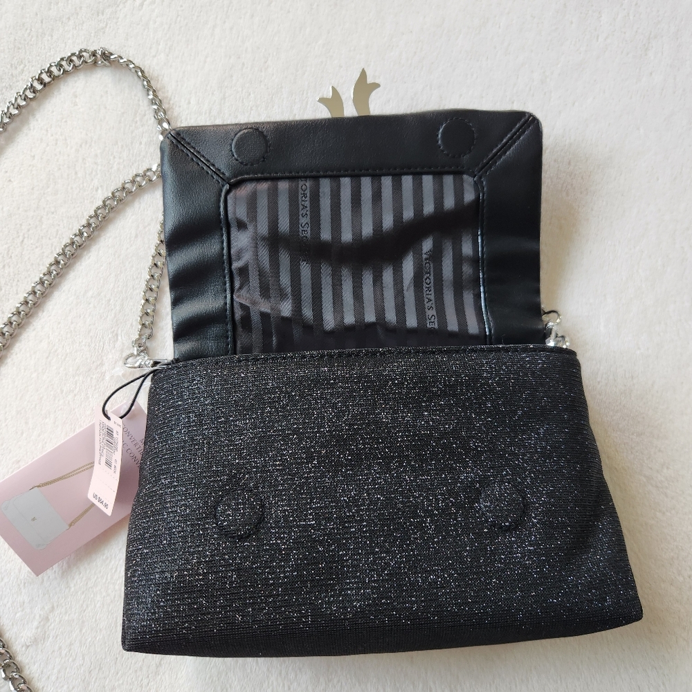 NEW! Victoria's Secret Sparkle Bow Crossbody - Picture 11 of 13